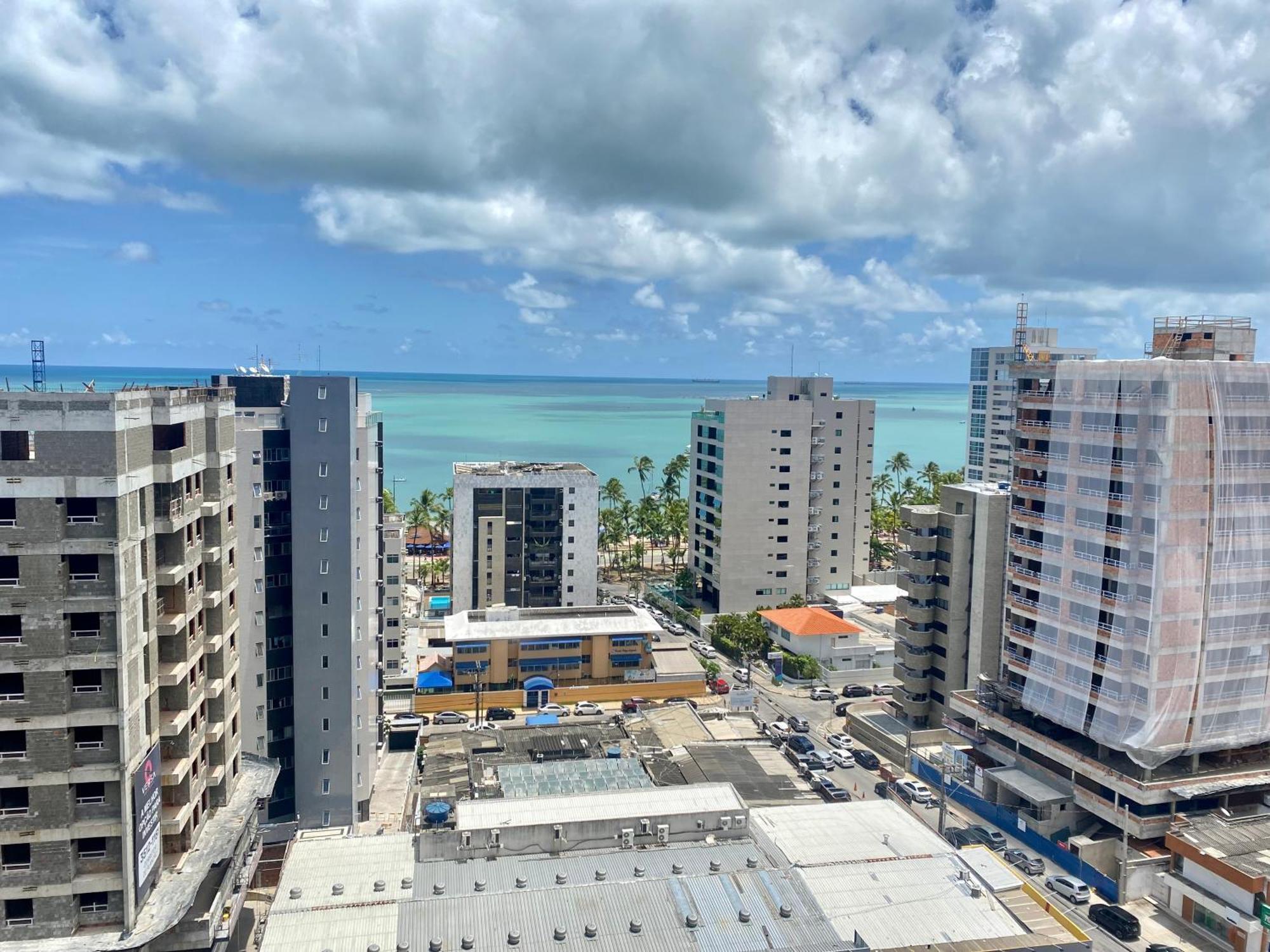 Apto Time - Vista Mar Em Ponta Verde Maceio Leilighet Eksteriør bilde
