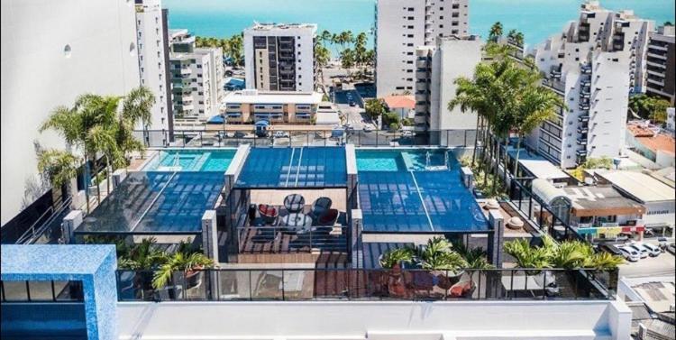 Apto Time - Vista Mar Em Ponta Verde Maceio Leilighet Eksteriør bilde